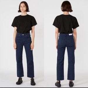 RE/DONE High Rise Stove Pipe Jeans